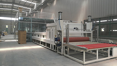 Curved and Flat Laminated Glass Line