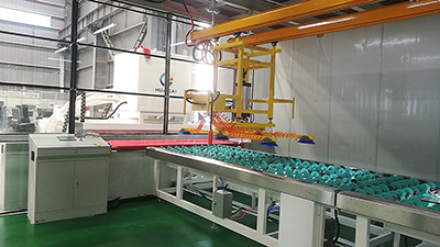 Curved and Flat Laminated Glass Line